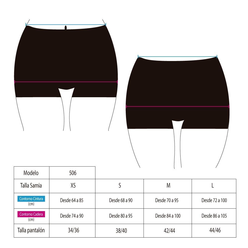BIKINI MUJER SAMIA 5062 HOT-PANT COLOR AZUL - 4