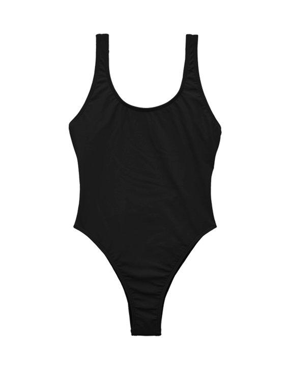 TRAJE DE BAÑO MUJER SAMIA 76101 ENTERITO BAYWATCH NEGRO - 3