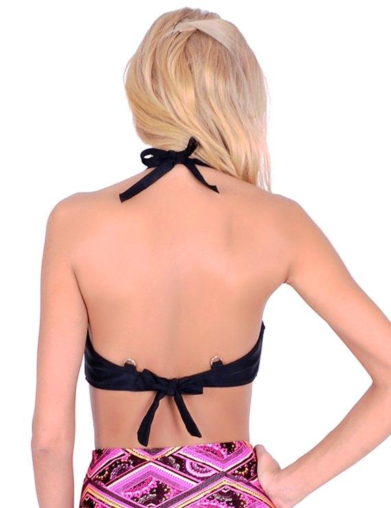 BIKINI SOSTE N CON COPA BLANDA C-D  NEGRO - NEGRO - 46 - 2