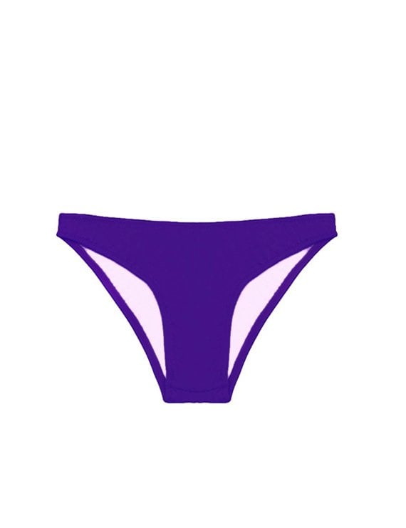 BIKINI MUJER SAMIA 3045 CALZÓN CON PINZA TRASERA MORADO - 1