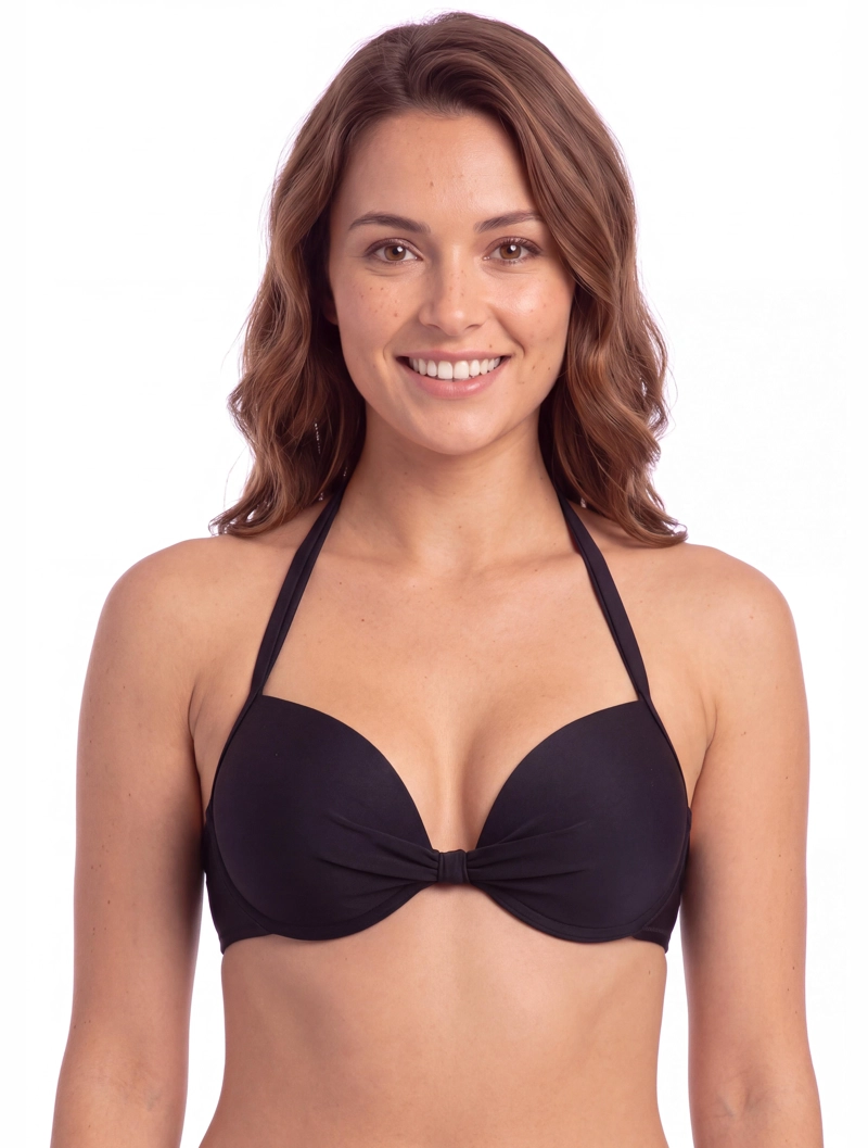 BIKINI MUJER SAMIA 6989 BASICO NEGRO