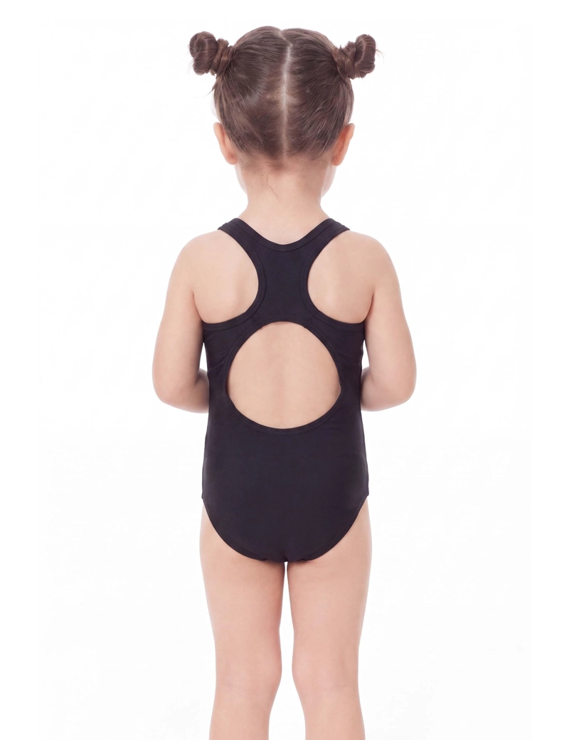 TRAJE DE BAÑO NIÑA SAMIA NEGRO 6401 DEPORTIVO - 2