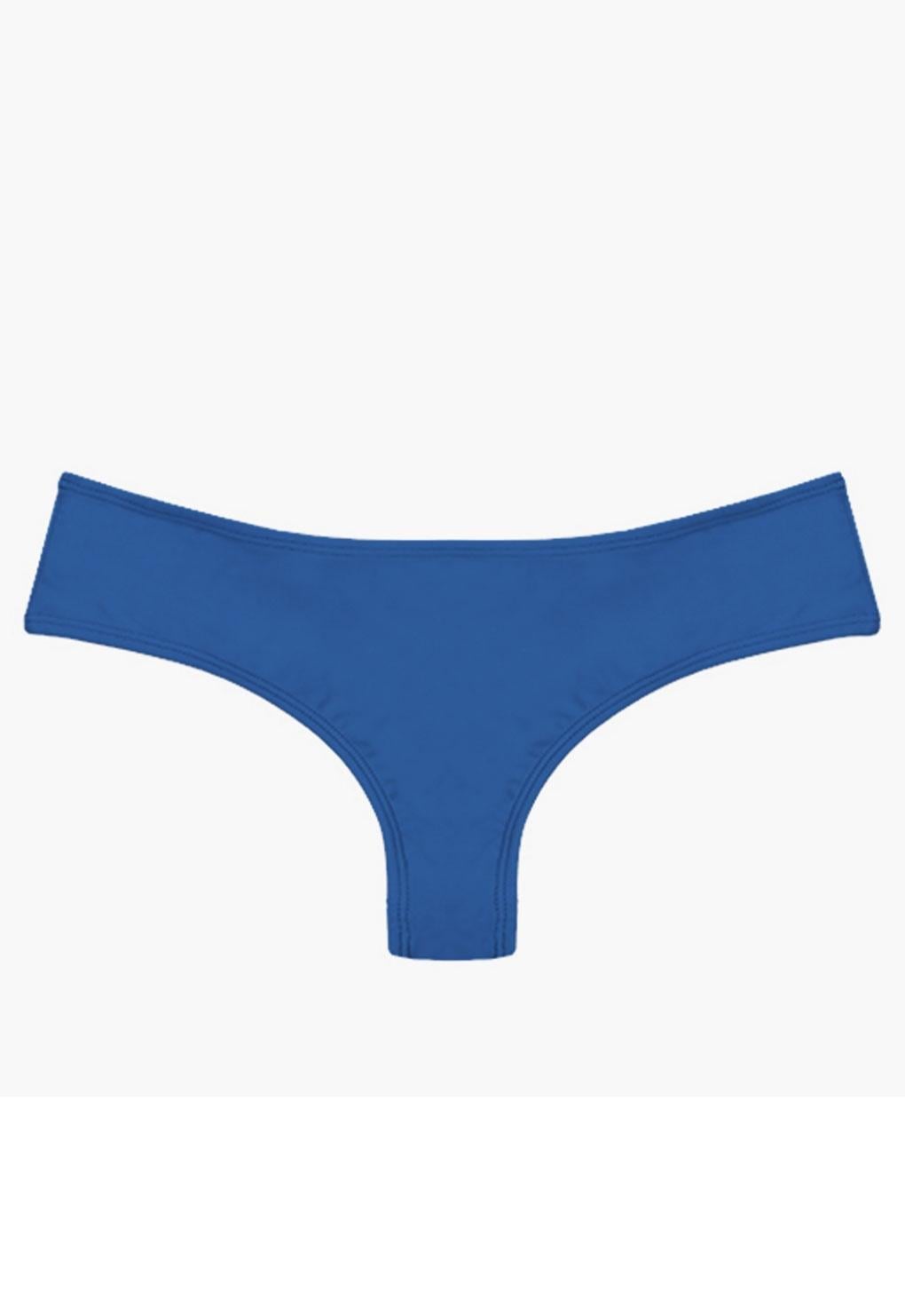 BIKINI CALZON CULOTE TANGA AZUL - 1