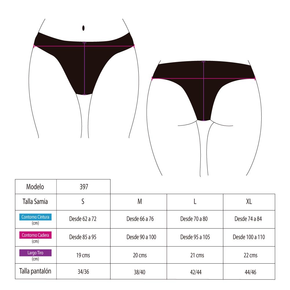BIKINI TANGA CADERA ALTA LILA BRILLANTE - 4
