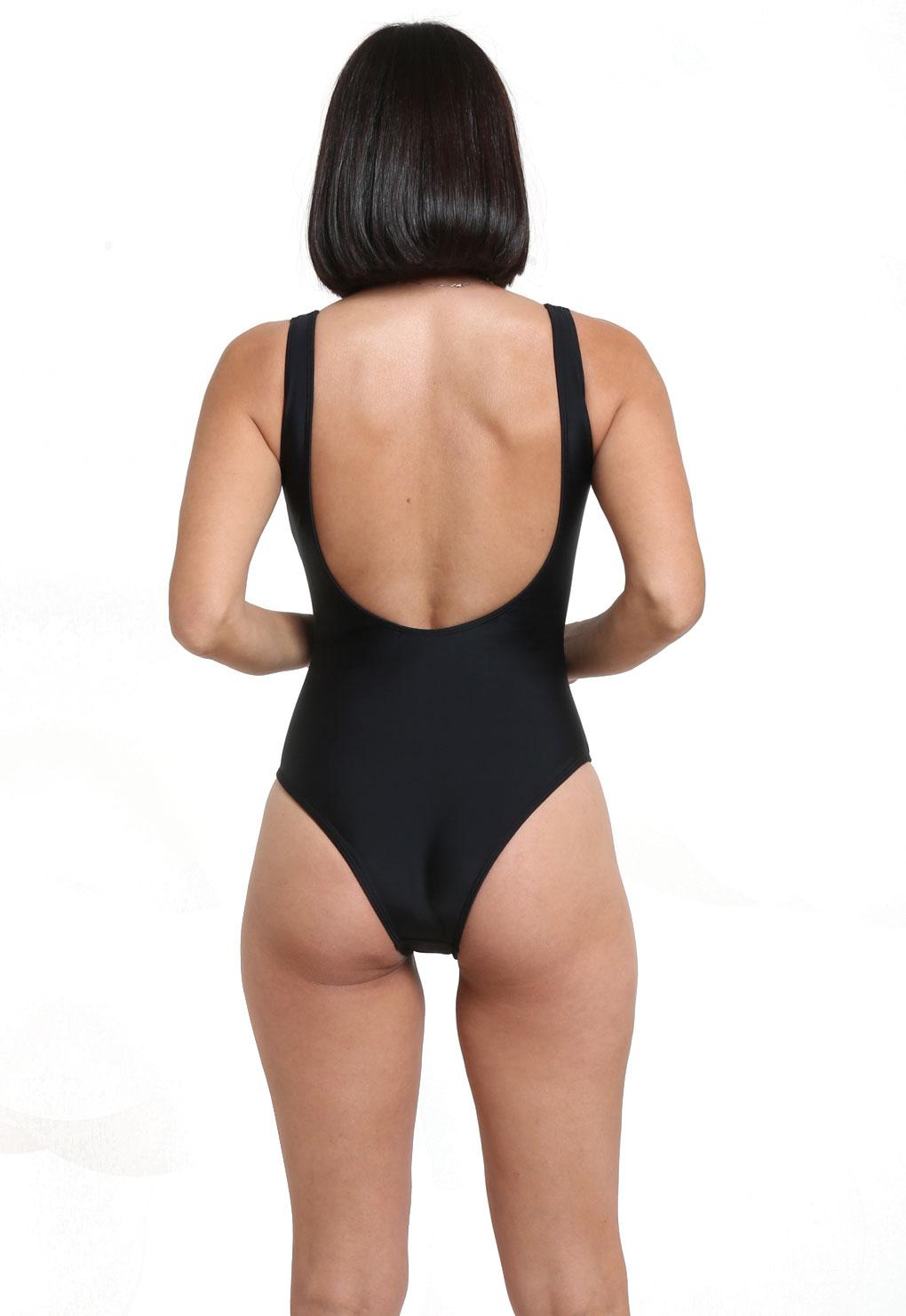 TRAJE DE BAÑO MUJER SAMIA 7090 ENTERITO REBAJADO ARGOLLA NEGRO - 4