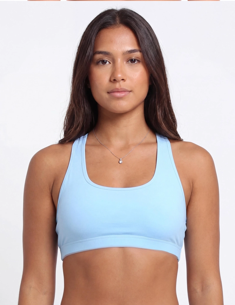 BIKINI MUJER SAMIA 2145 PETO DEPORTIVO CELESTE