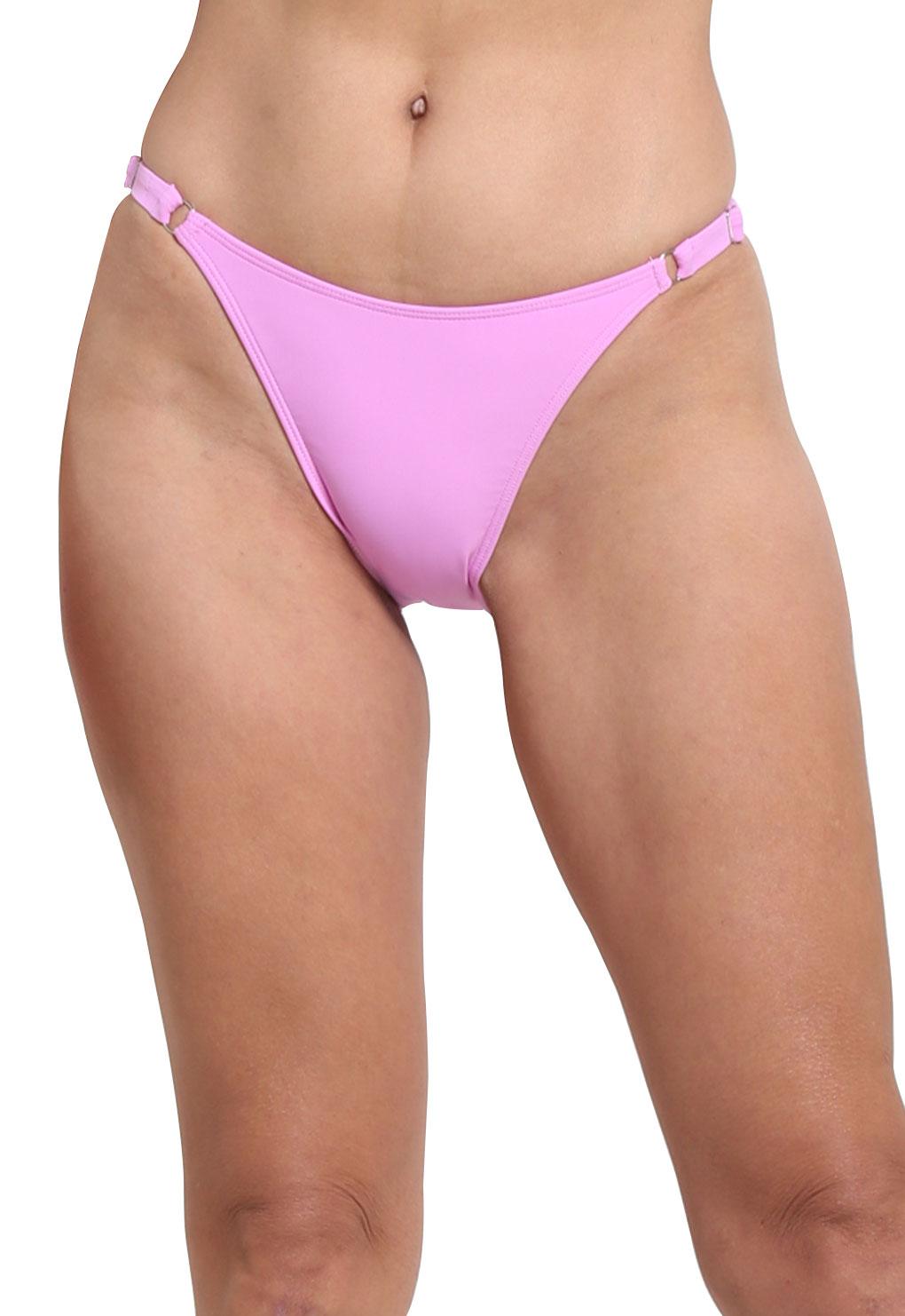 TRAJE DE BAÑO MUJER SAMIA 330 TANGA COSTADOS AJUSTABLES LILA - 1