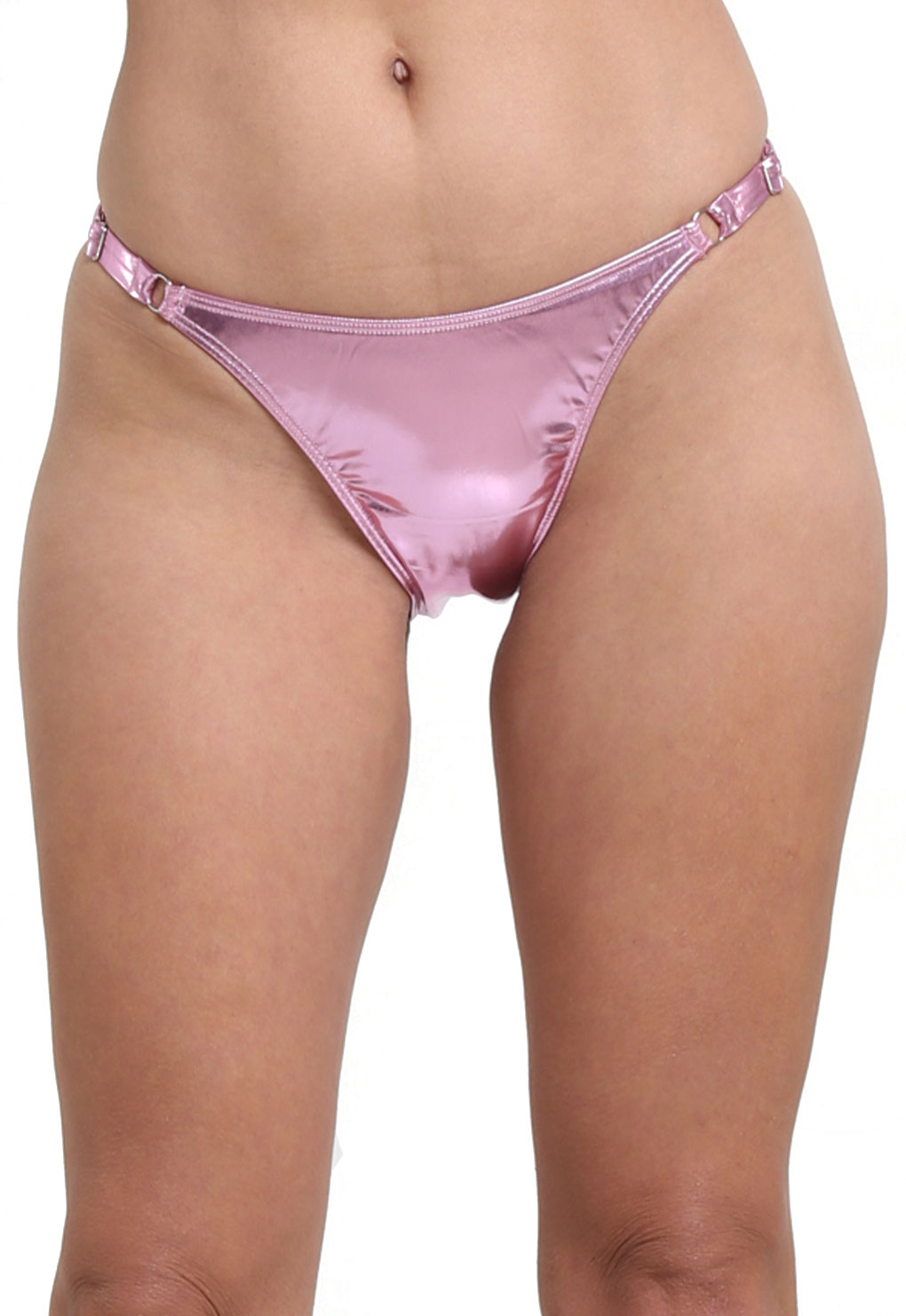 TRAJE DE BAÑO MUJER SAMIA 330 TANGA COSTADOS AJUSTABLES LILA BRILLANTE - 1