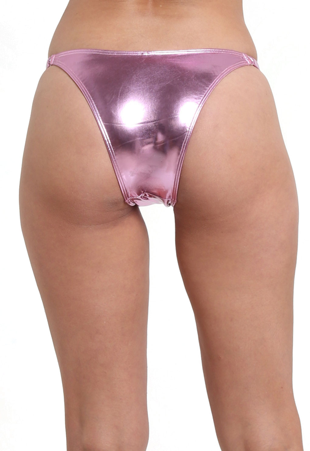 TRAJE DE BAÑO MUJER SAMIA 330 TANGA COSTADOS AJUSTABLES LILA BRILLANTE - 2