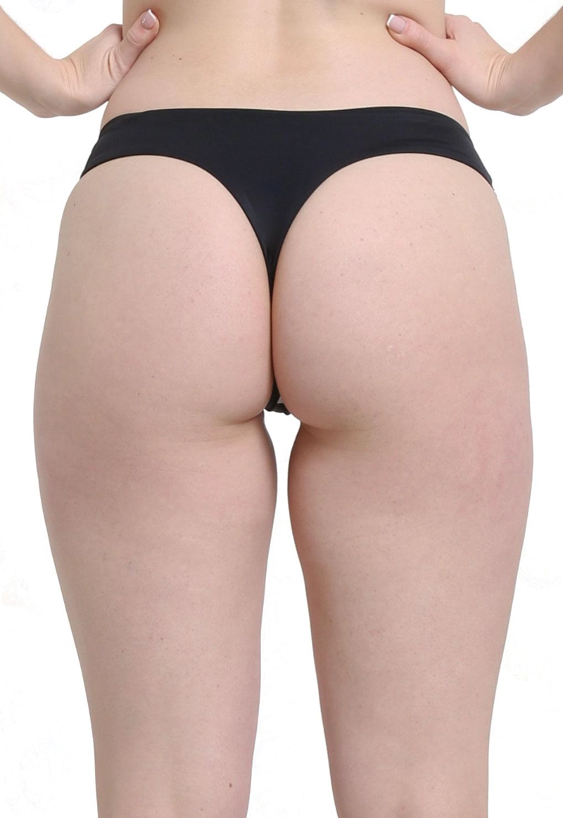 BIKINI CALZON COLALESS COSTURA INVISIBLE NEGRO - NEGRO - XL - 2