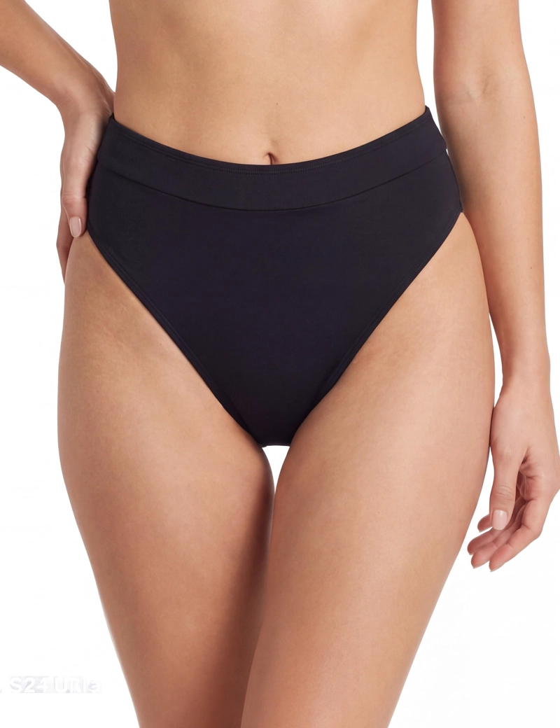 BIKINI MUJER SAMIA 365 CALZÓN ESTILO PIN UP CON PRETINA NEGRO - 1