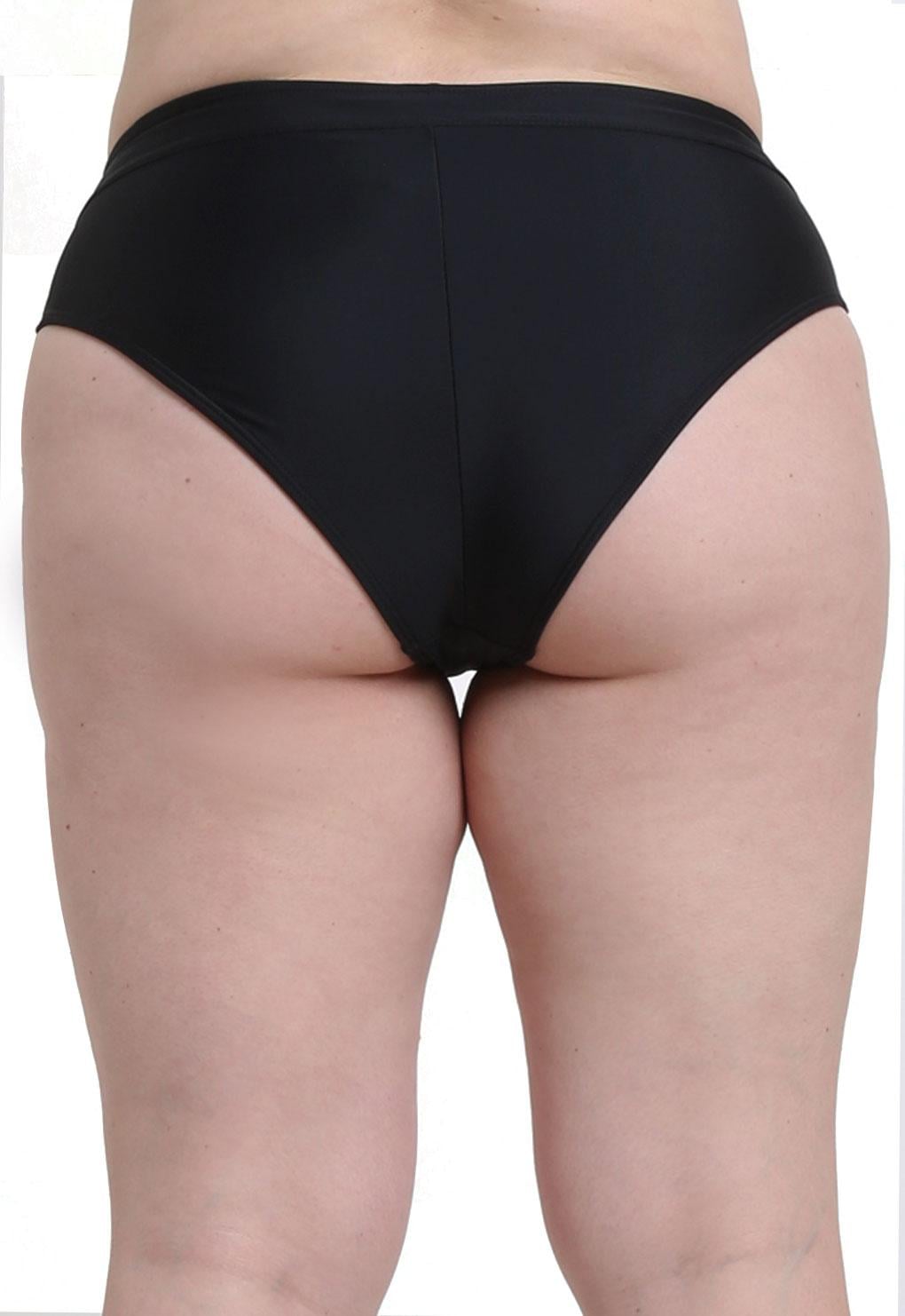 BIKINI MUJER SAMIA 365 CALZÓN ESTILO PIN UP CON PRETINA NEGRO - 2