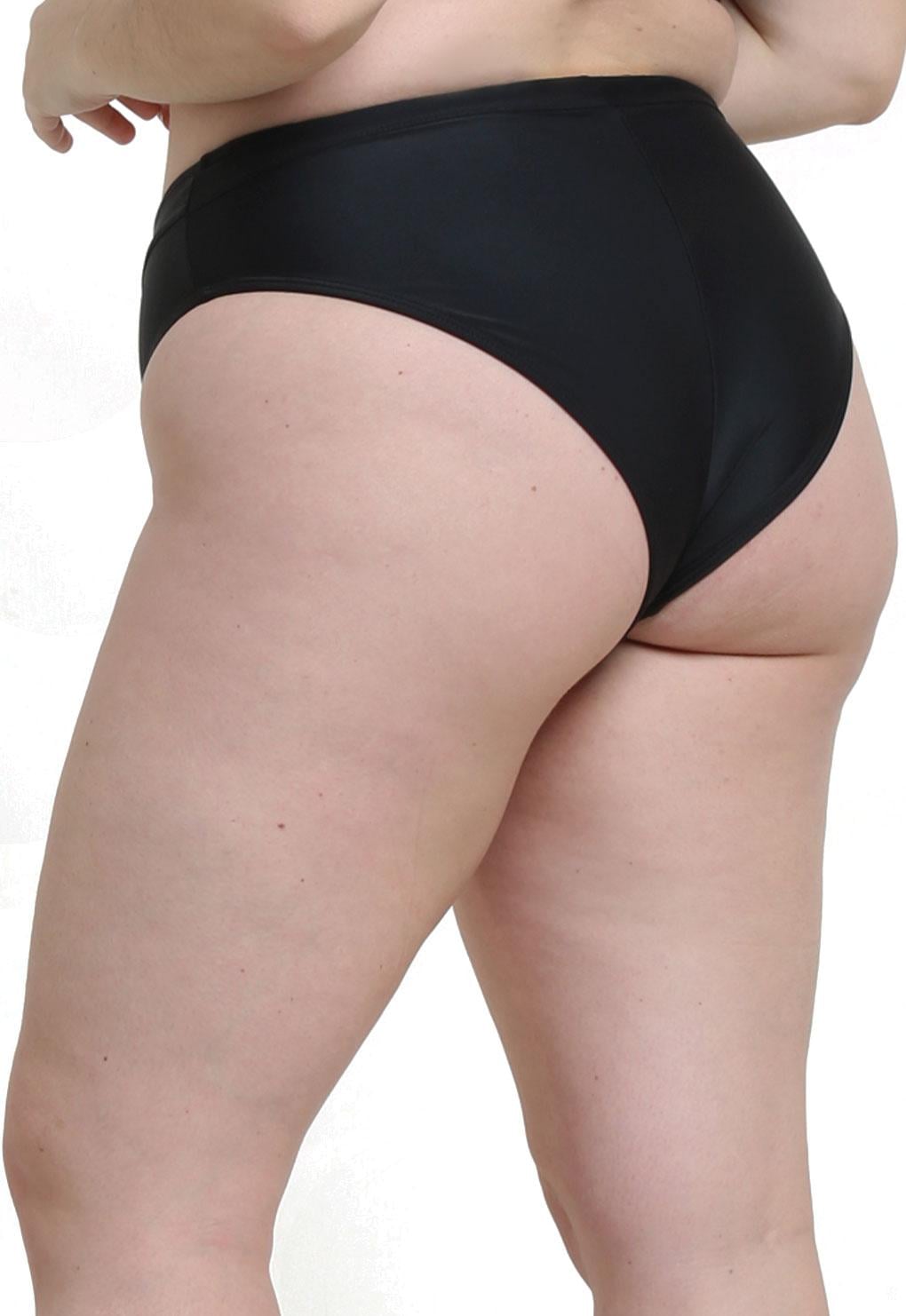 BIKINI MUJER SAMIA 365 CALZÓN ESTILO PIN UP CON PRETINA NEGRO - 3