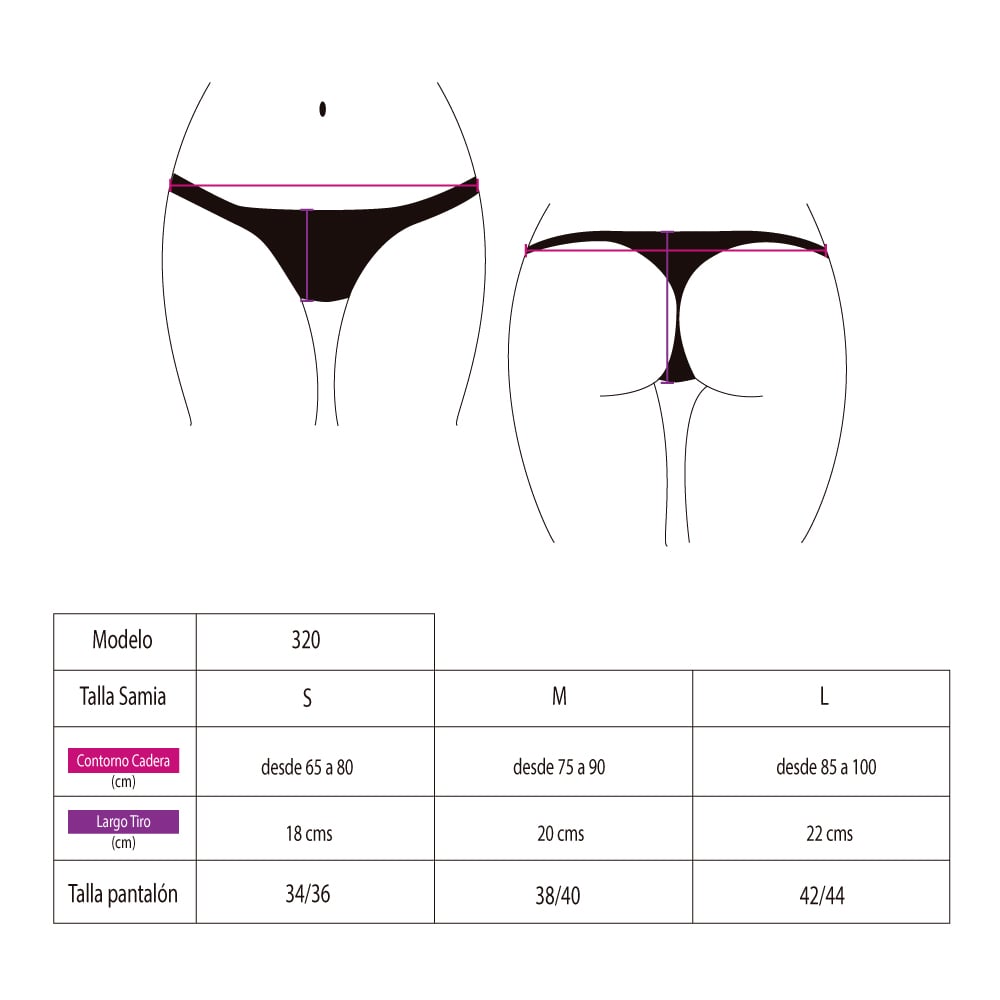 BIKINI COLALESS CADERA AJUSTABLE LILA BRILLANTE - 4