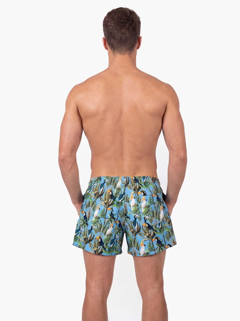 SHORT CORTO HOMBRE SAMIA CELESTE 141 ESTAMPADO - 2