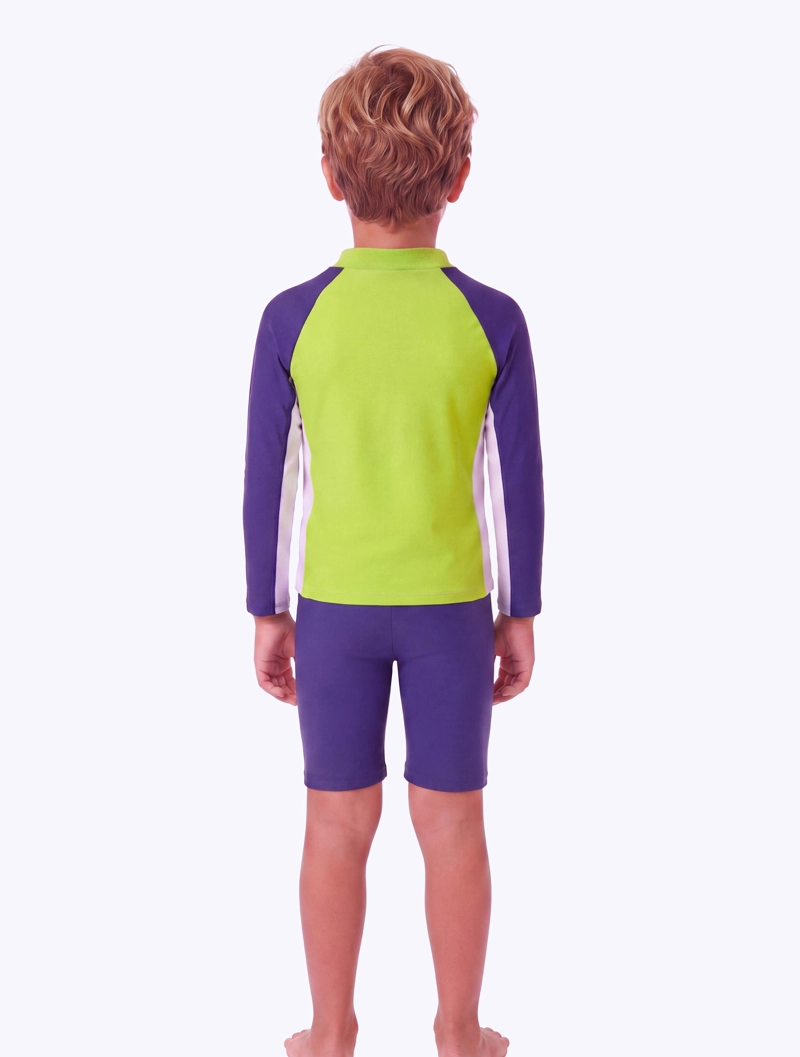 TRAJE DE BAÑO CONJUNTO NIÑO CON FILTRO UV AZUL - 2