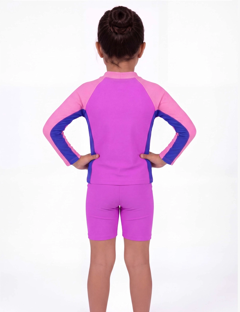 CONJUNTO PARA NIÑO SAMIA FUCSIA 8130 CON FILTRO UV - 2