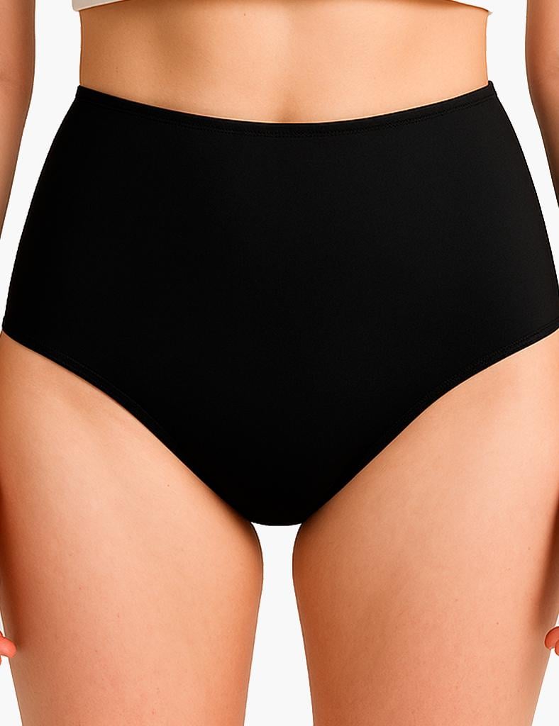 BIKINI MUJER SAMIA CALZÓN ESTILO PIN UP NEGRO - 1