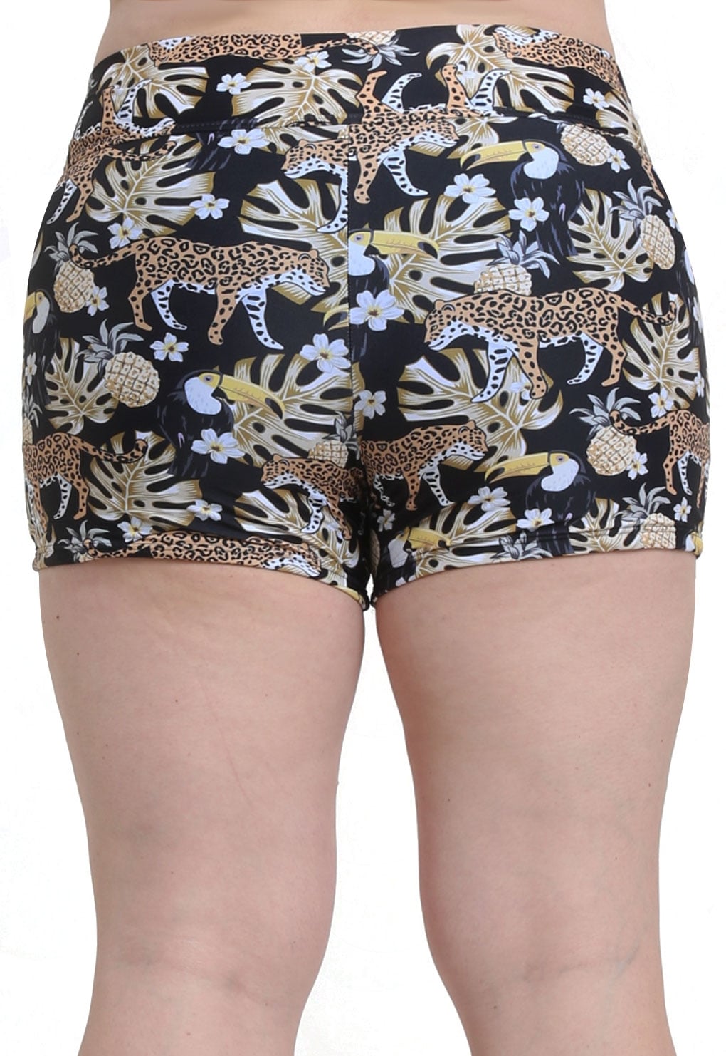 BIKINI MUJER SAMIA SHORT ESTILO HOT ESTAMPADO AMARILLO - 2