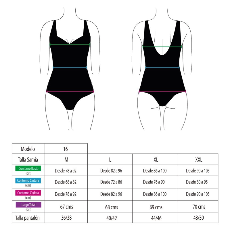 TRAJE DE BAÑO DEPORTIVO CLASICO COLOR NEGRO - 3