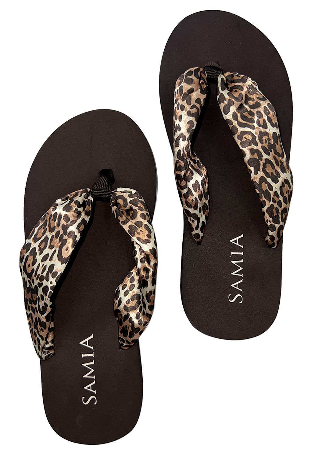 SANDALIAS MUJER SAMIA TEXTIL ESTAMPADO LEOPARDO - 1