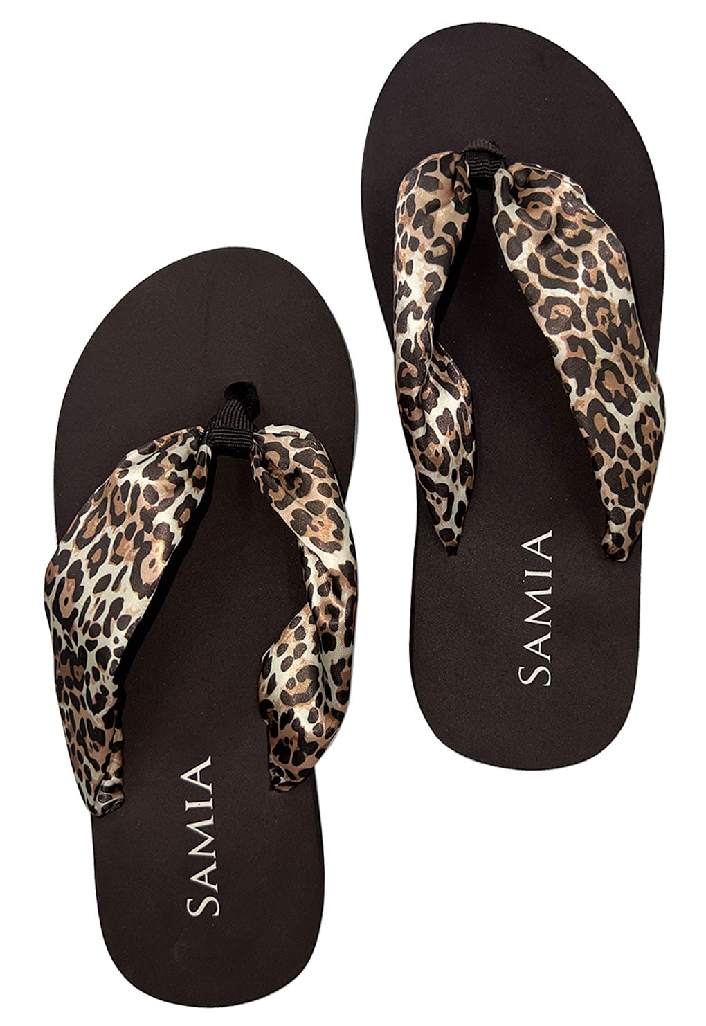 SANDALIAS MUJER SAMIA TEXTIL ESTAMPADO LEOPARDO - 1