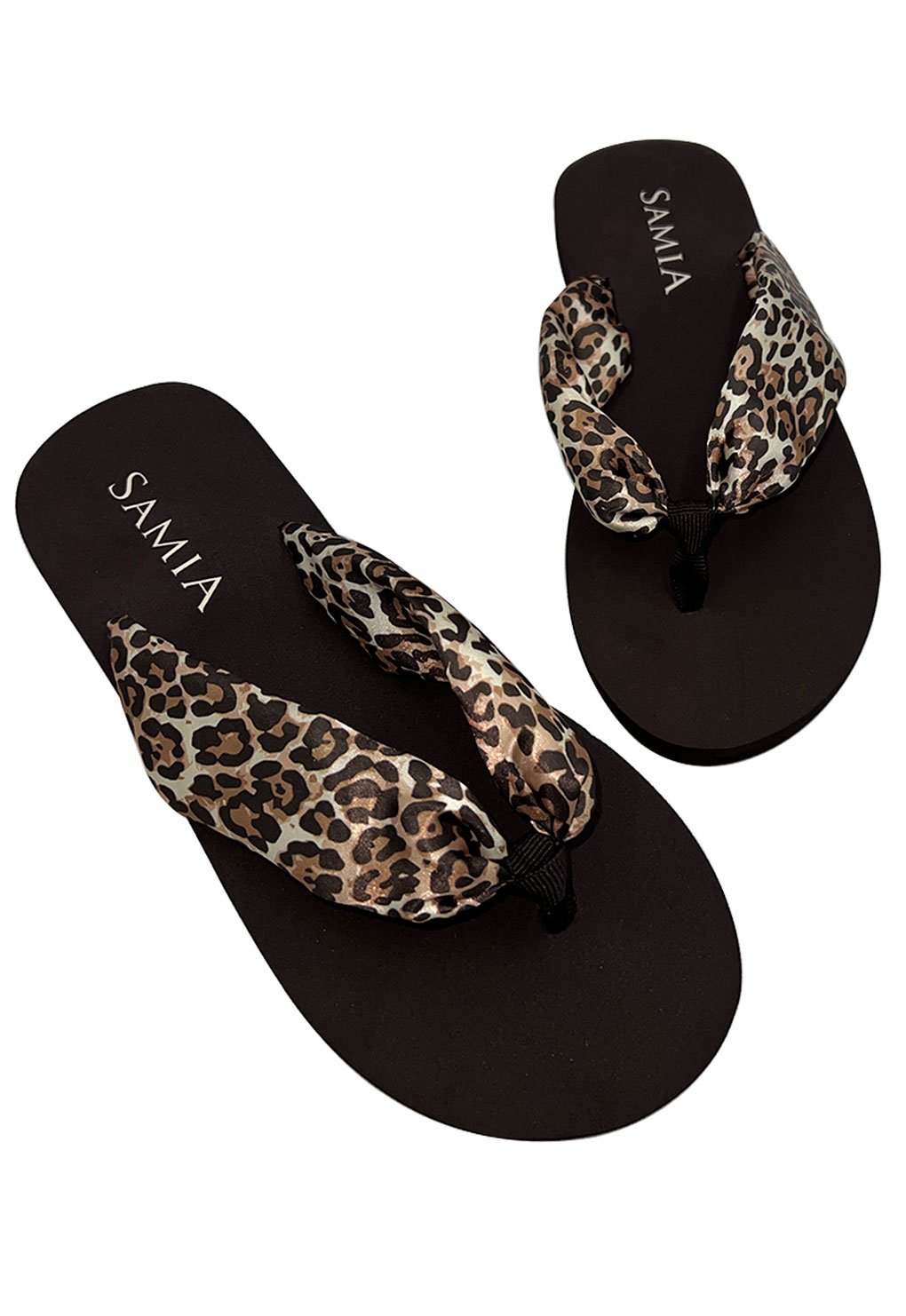SANDALIAS MUJER SAMIA TEXTIL ESTAMPADO LEOPARDO - 2