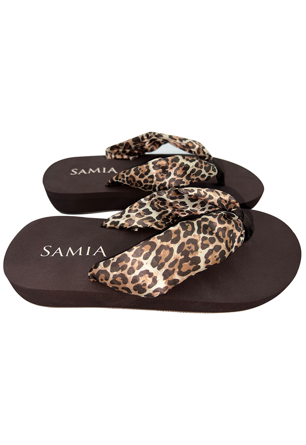 SANDALIAS MUJER SAMIA TEXTIL ESTAMPADO LEOPARDO - 3