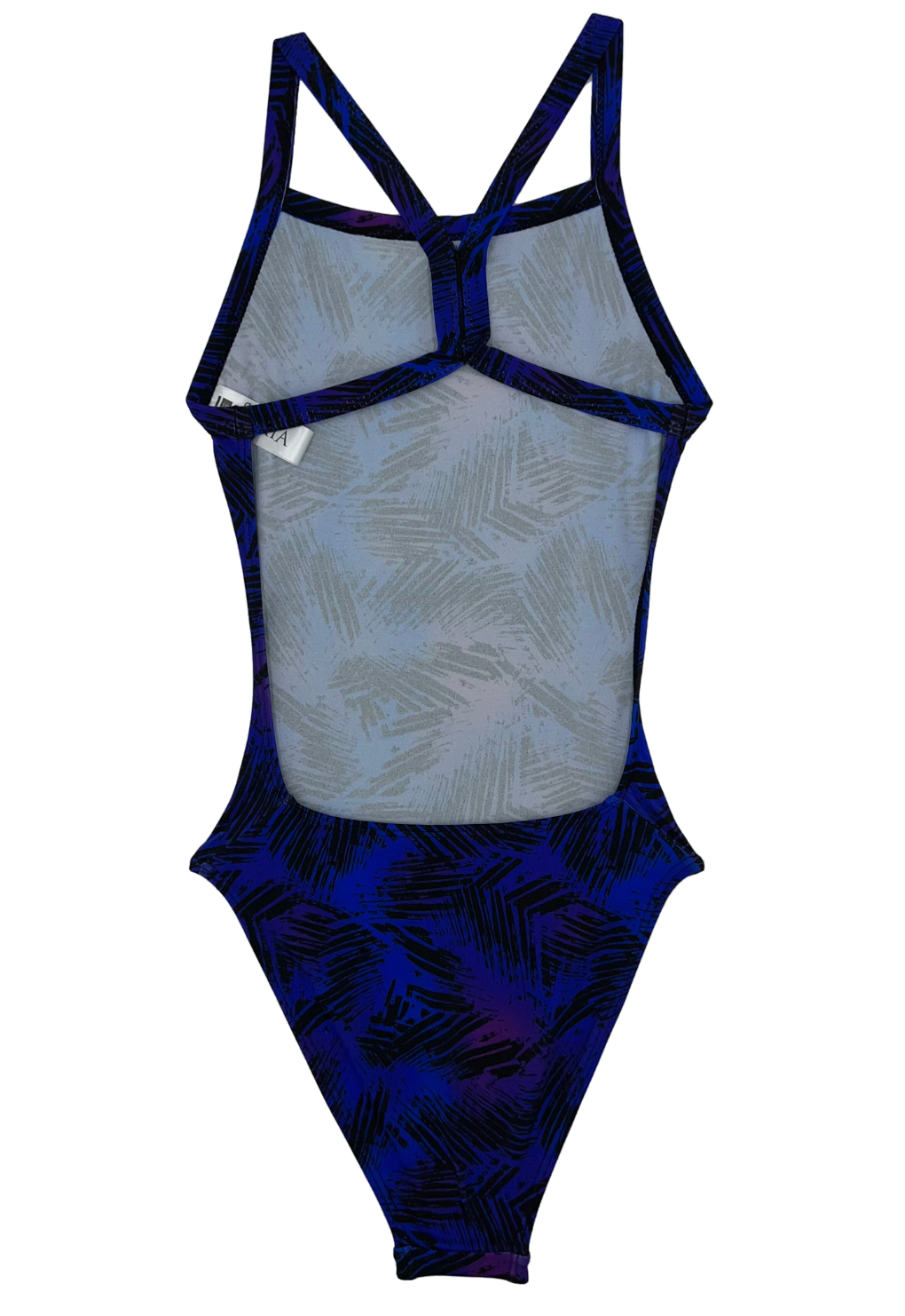 TRAJE DE BAÑO NIÑA SAMIA DEPORTIVO PARA ESTAMPADO MORADO - 2