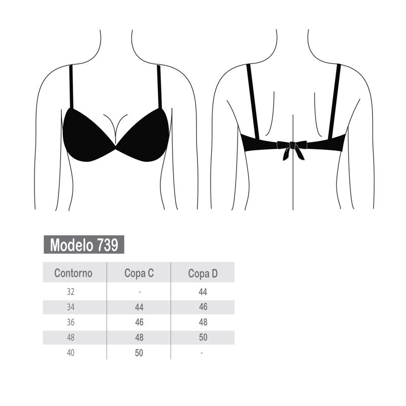 BIKINI MUJER SAMIA SOSTÉN ARRUCHADO COPA C ESTAMPADO NARANJA - 6
