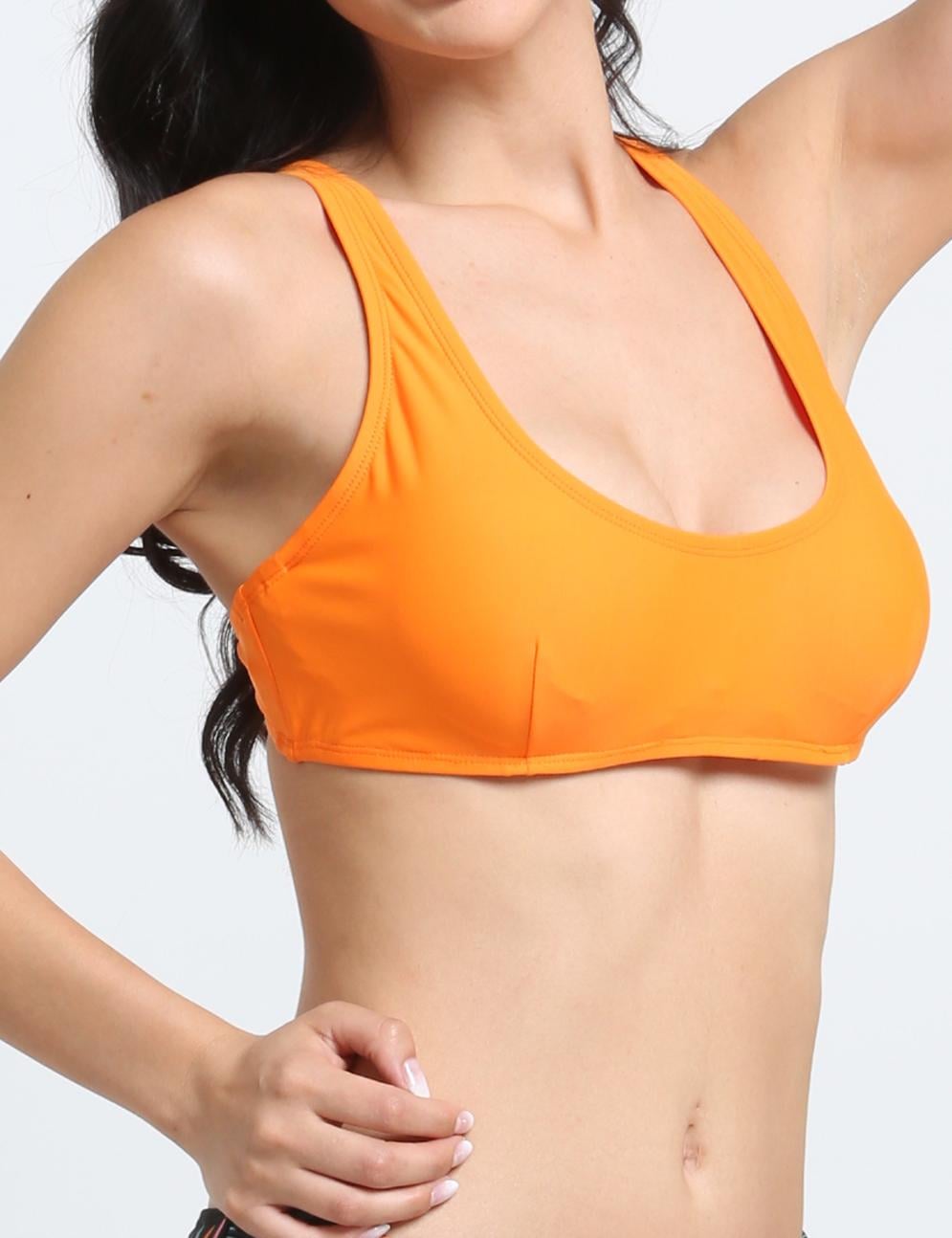BIKINI MUJER SAMIA BÁSICO COPA C NARANJA - 2