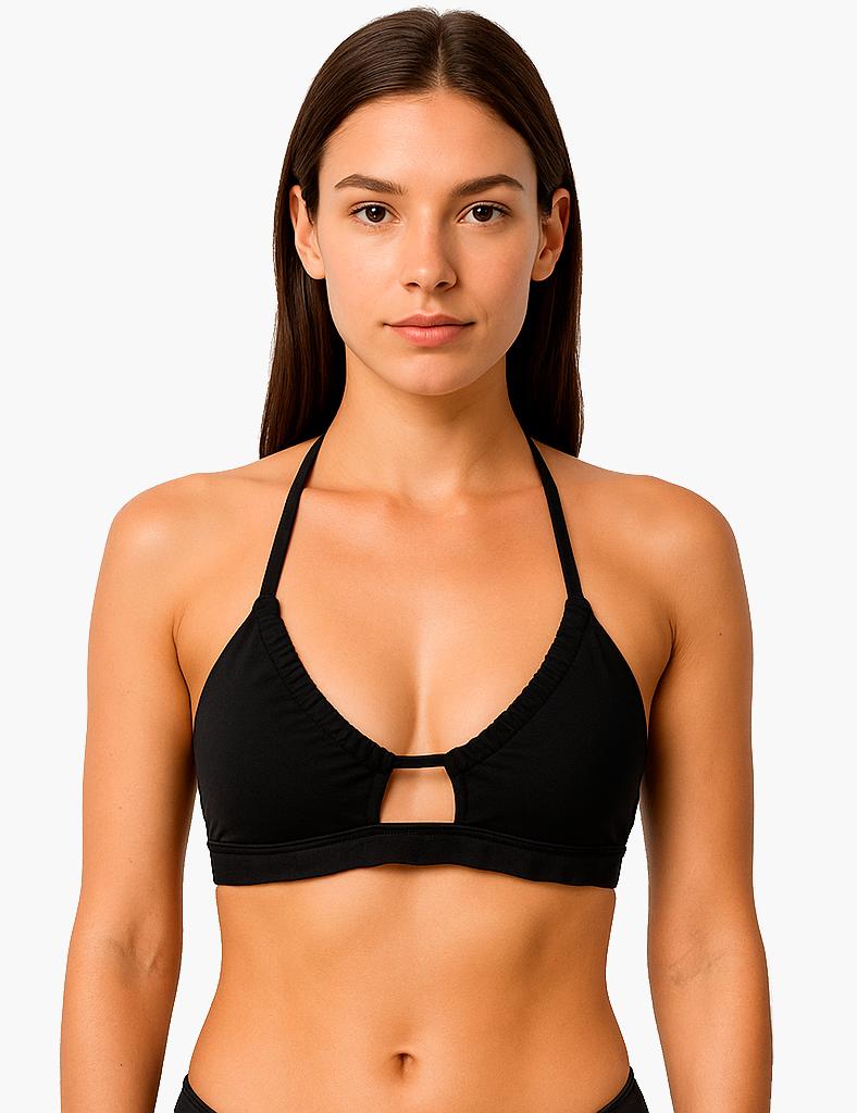 BIKINI MUJER SAMIA BANDEAU PRETINA NEGRO - 1