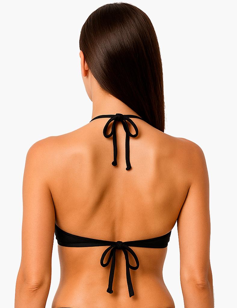 BIKINI MUJER SAMIA BANDEAU PRETINA NEGRO - 2