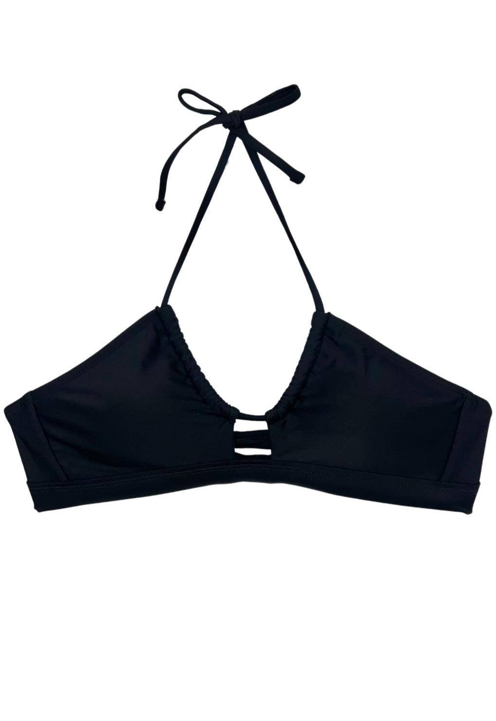 BIKINI MUJER SAMIA BANDEAU PRETINA NEGRO - 3
