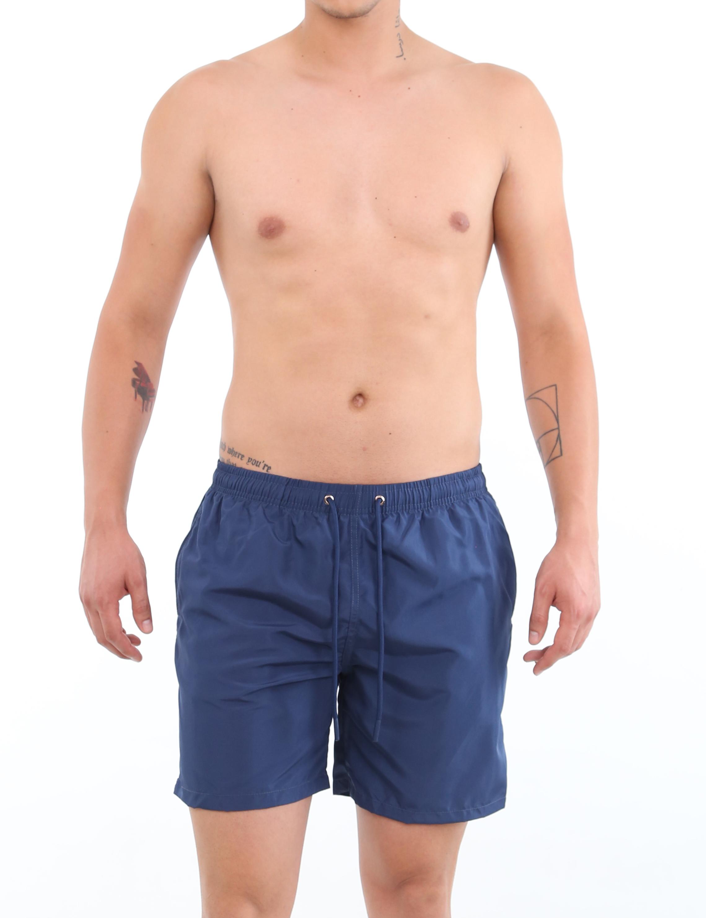 TRAJE DE BAÑO HOMBRE SAMIA SHORT LARGO AZUL - 1