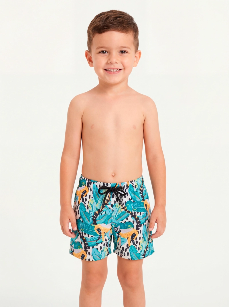 TRAJE DE BAÑO NIÑO SAMIA ESTAMPADO ANIMALES SHORT - 1