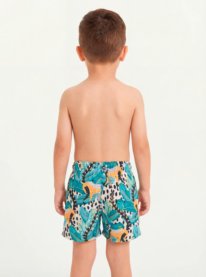 TRAJE DE BAÑO NIÑO SAMIA ESTAMPADO ANIMALES SHORT - 2