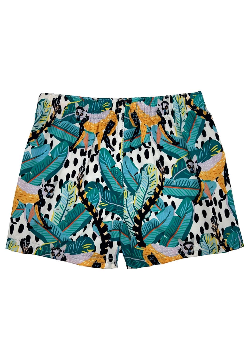TRAJE DE BAÑO NIÑO SAMIA ESTAMPADO ANIMALES SHORT - 4