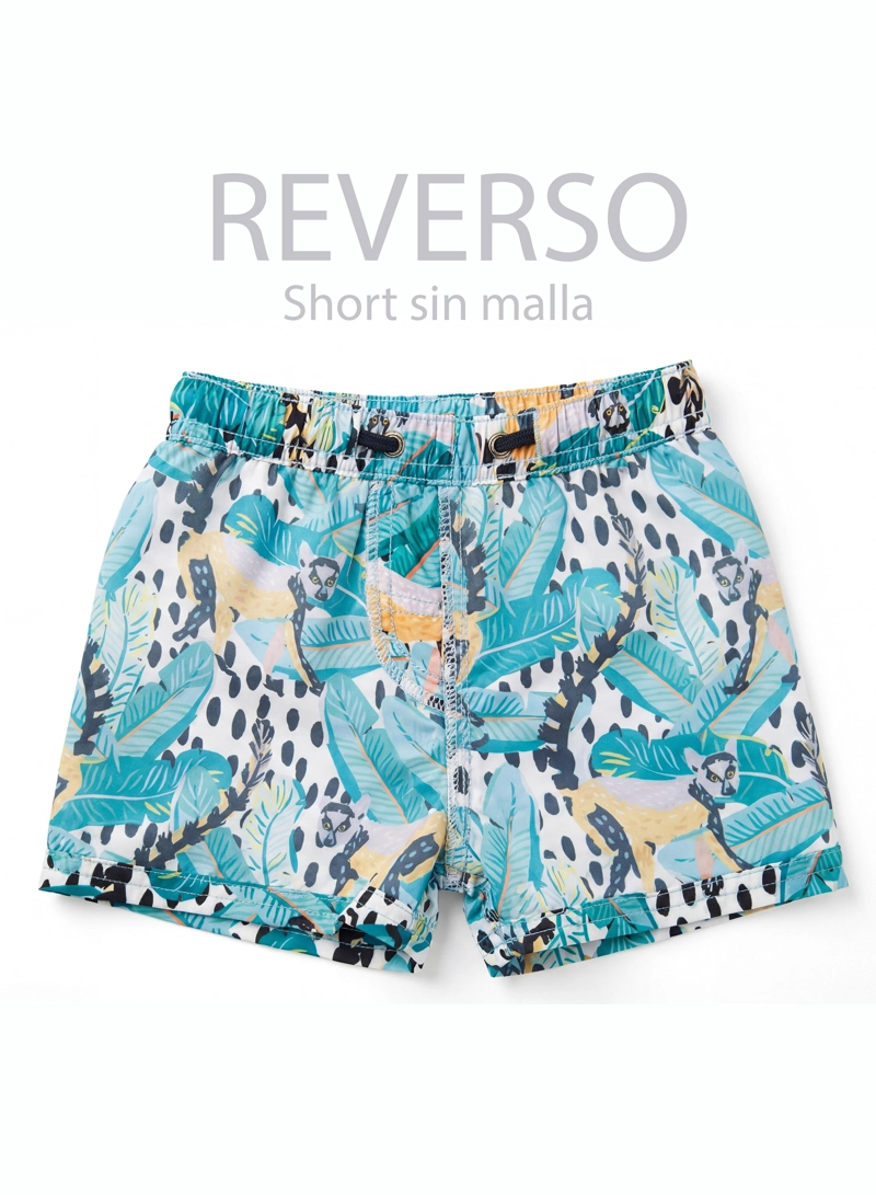 TRAJE DE BAÑO NIÑO SAMIA ESTAMPADO ANIMALES SHORT - 5