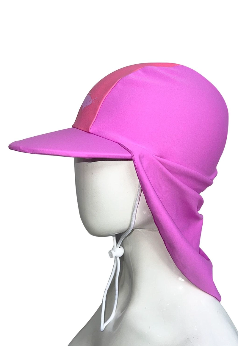 TRAJE DE BAÑO SAMIA FUCSIA GORRO NIÑA PROTECCIÓN SOLAR - 2