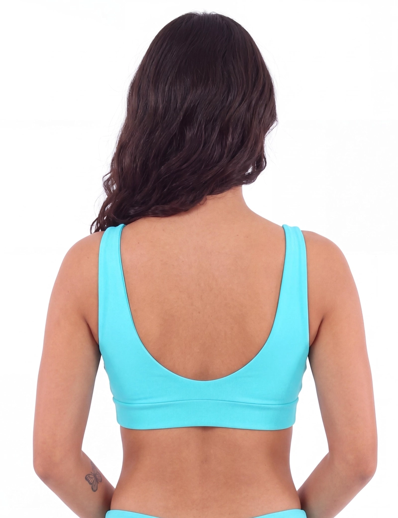 PETO LICRA MUJER SAMIA VERDE BIKINI NUDO - 2