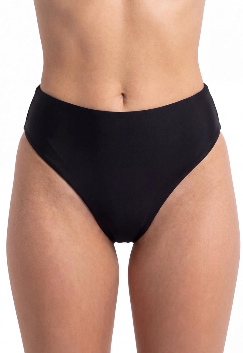 TANGA LICRA MUJER SAMIA NEGRO BIKINI PIN UP - 1