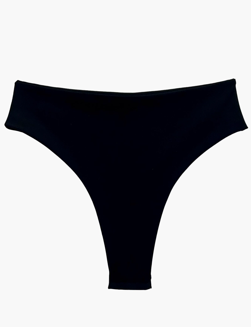 TANGA LICRA MUJER SAMIA NEGRO BIKINI PIN UP - 3
