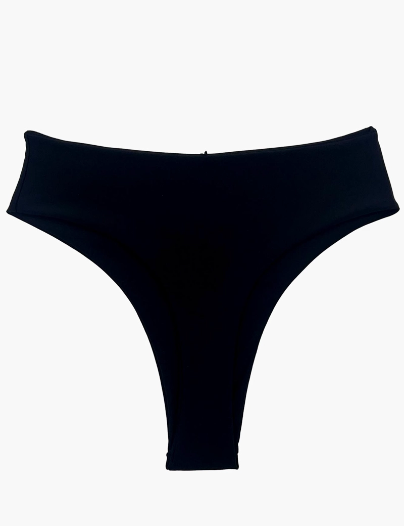 TANGA LICRA MUJER SAMIA NEGRO BIKINI PIN UP - 4