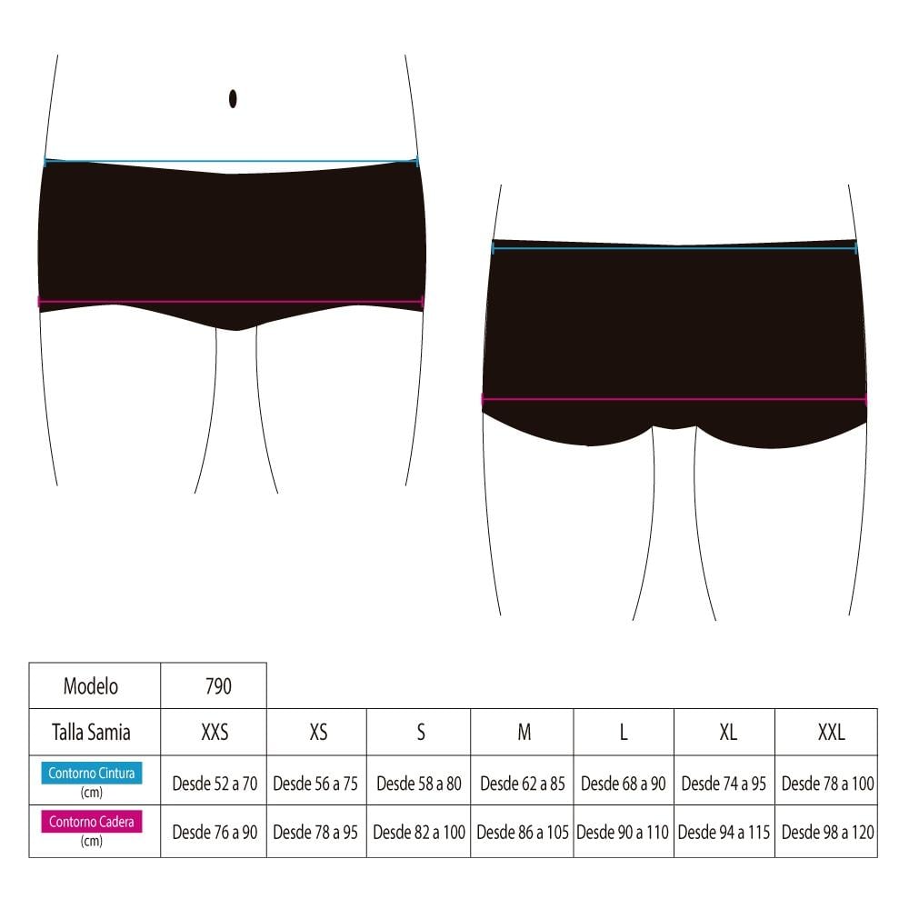 SHORT LICRA HOMBRE SAMIA AZUL MARINO BÓXER - 4