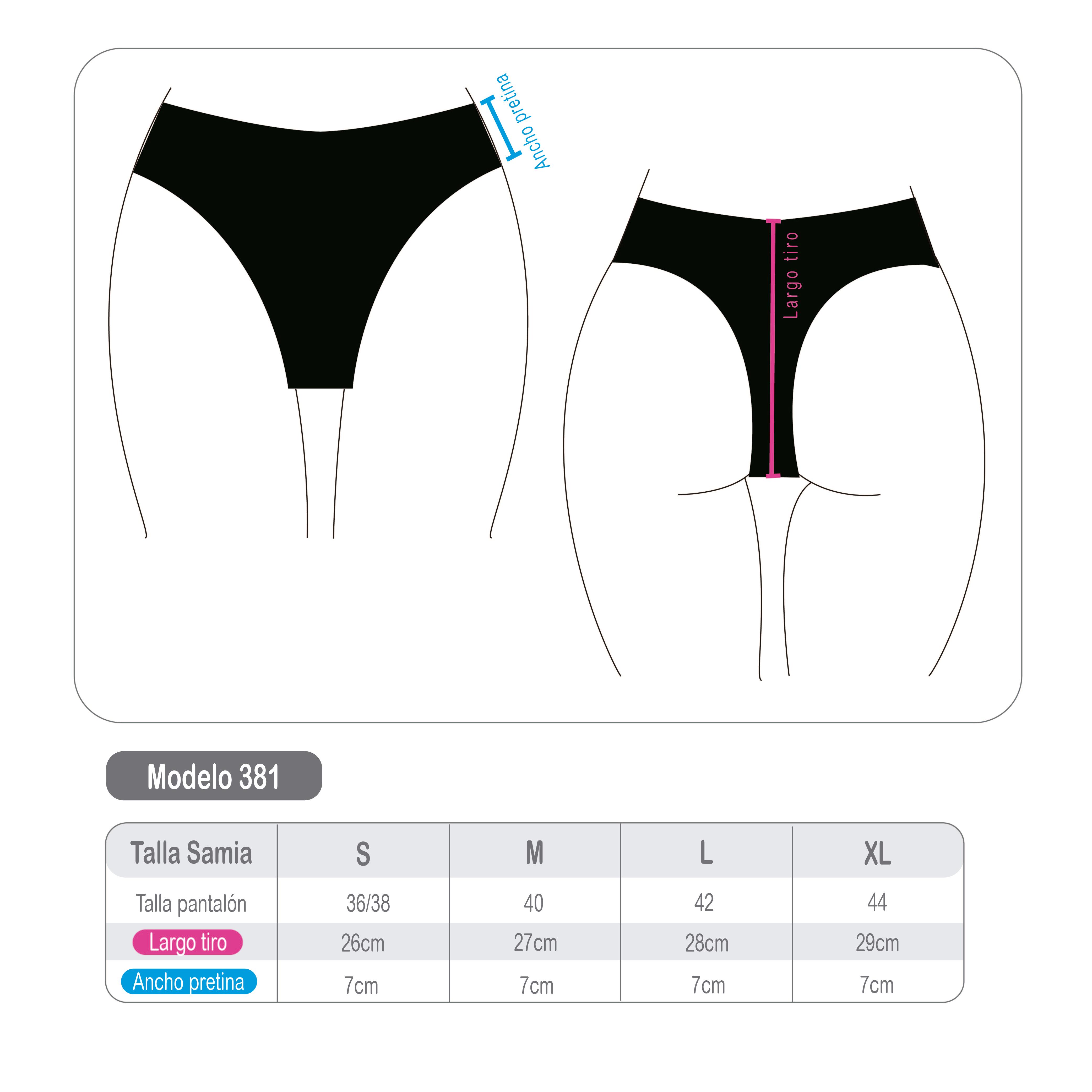 TANGA LICRA MUJER SAMIA VERDE BIKINI PIN UP ESTAMPADO - 3