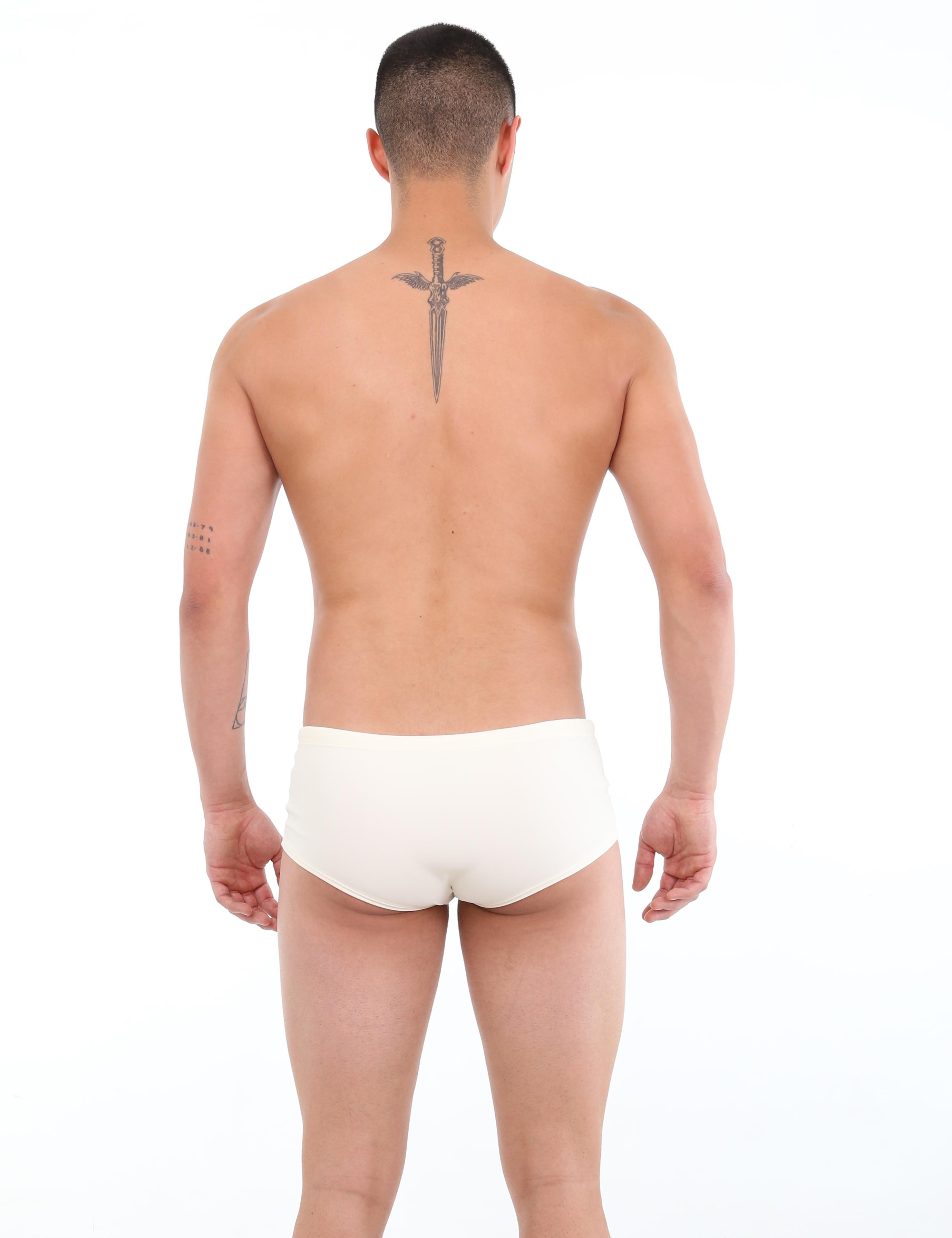 TRAJE BAÑO LICRA HOMBRE SAMIA BEIGE ZUNGA - 3