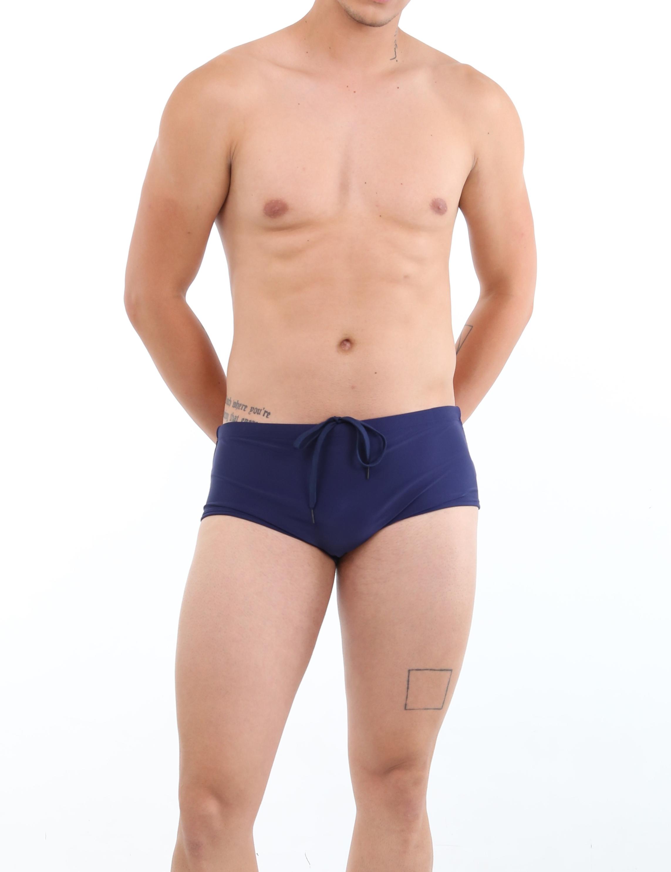 TRAJE BAÑO LICRA HOMBRE SAMIA AZUL MARINO ZUNGA - 1