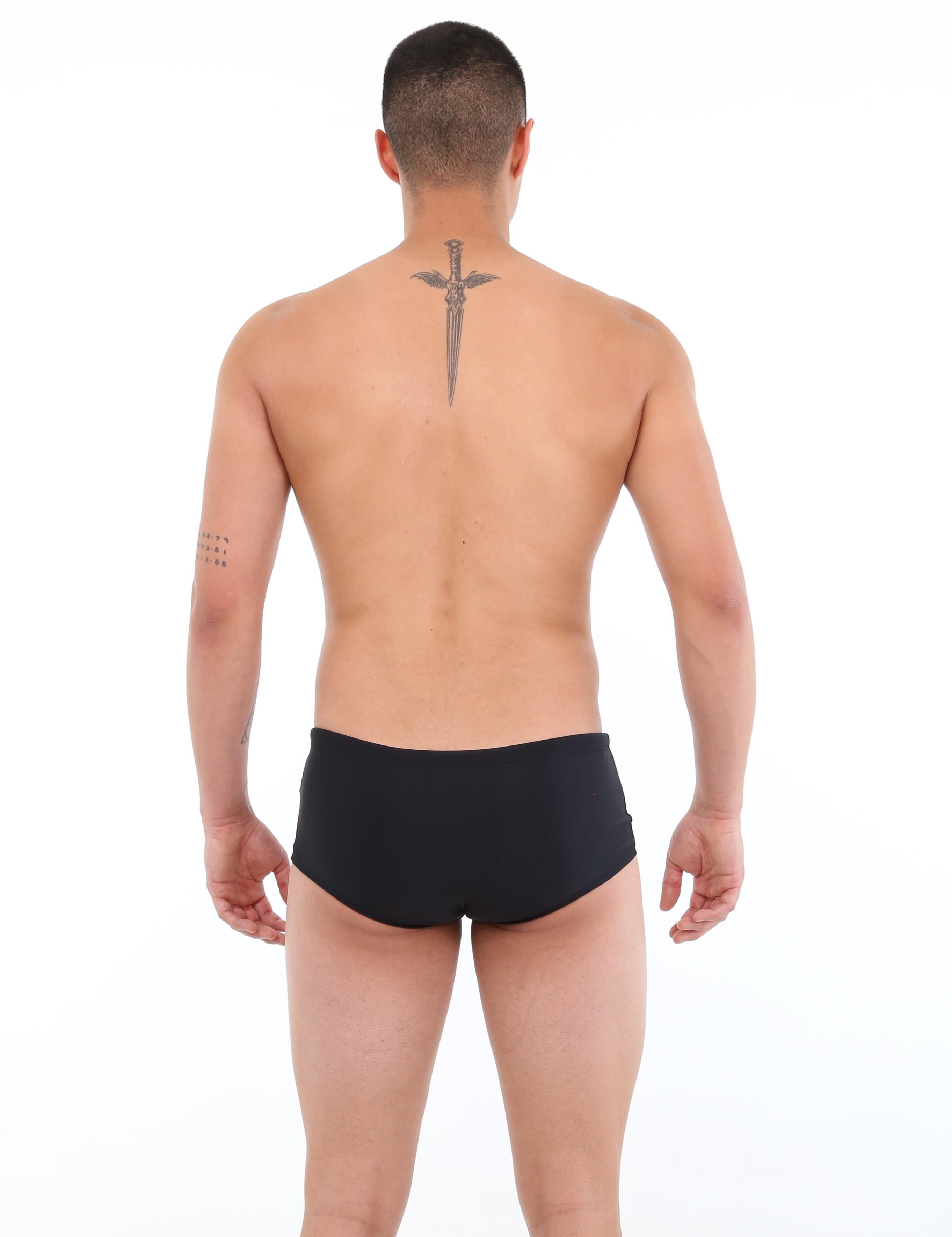 TRAJE BAÑO LICRA HOMBRE SAMIA NEGRO ZUNGA - 3