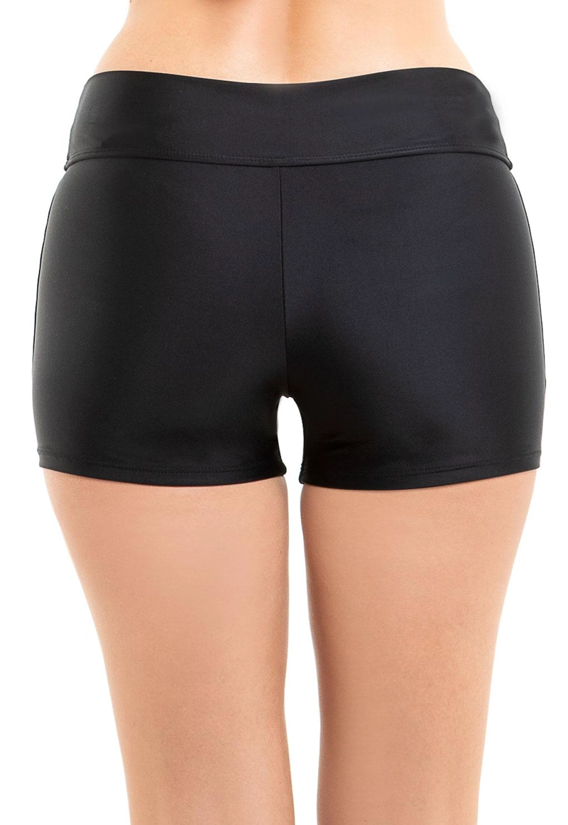 SHORT LICRA MUJER SAMIA NEGRO BIKINI HOT PANT - 2